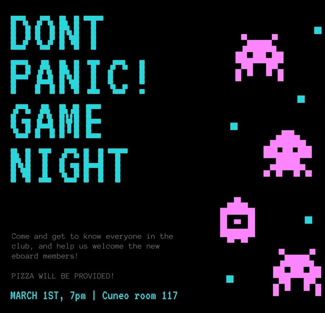 Banner for the event Game Night