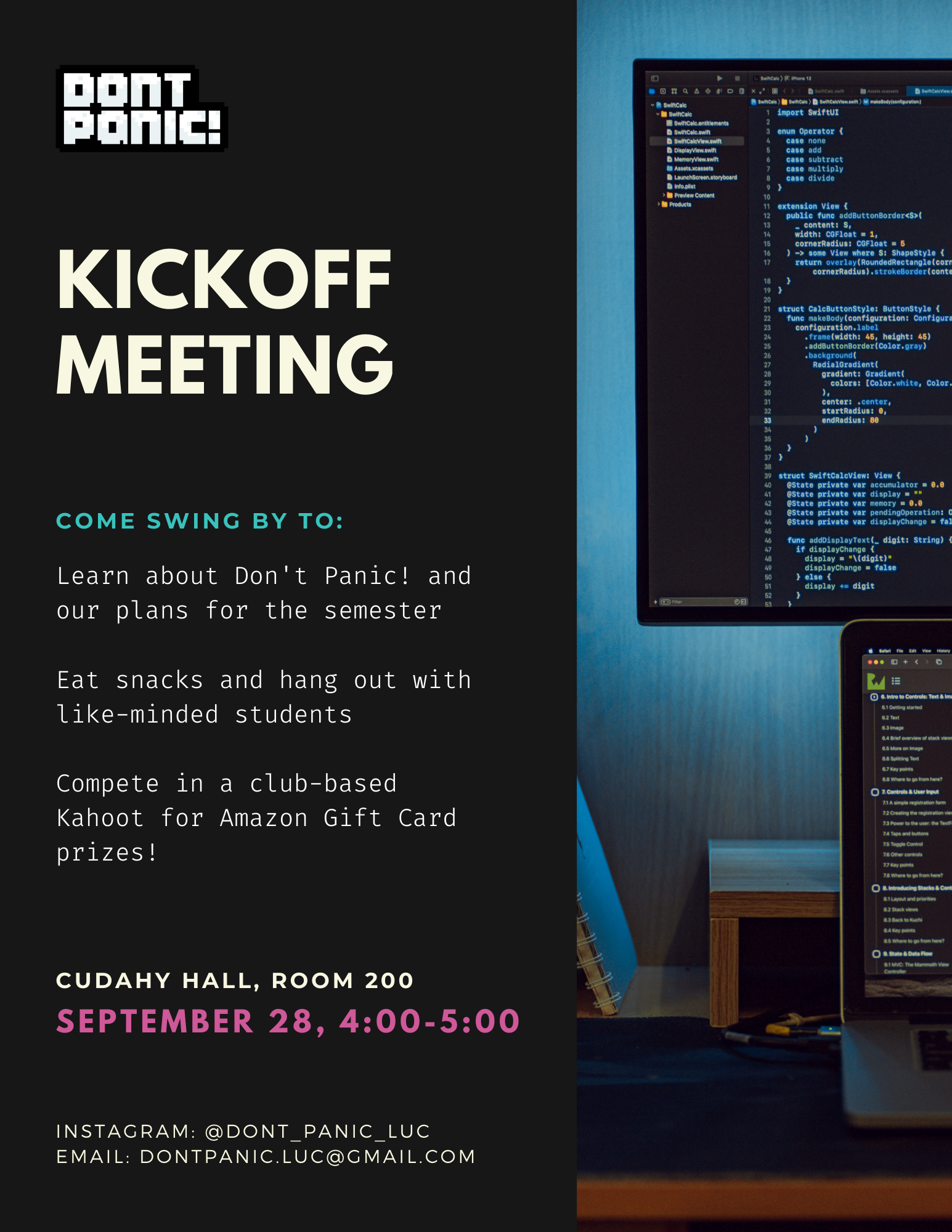 Banner for the event Kickoff Meeting